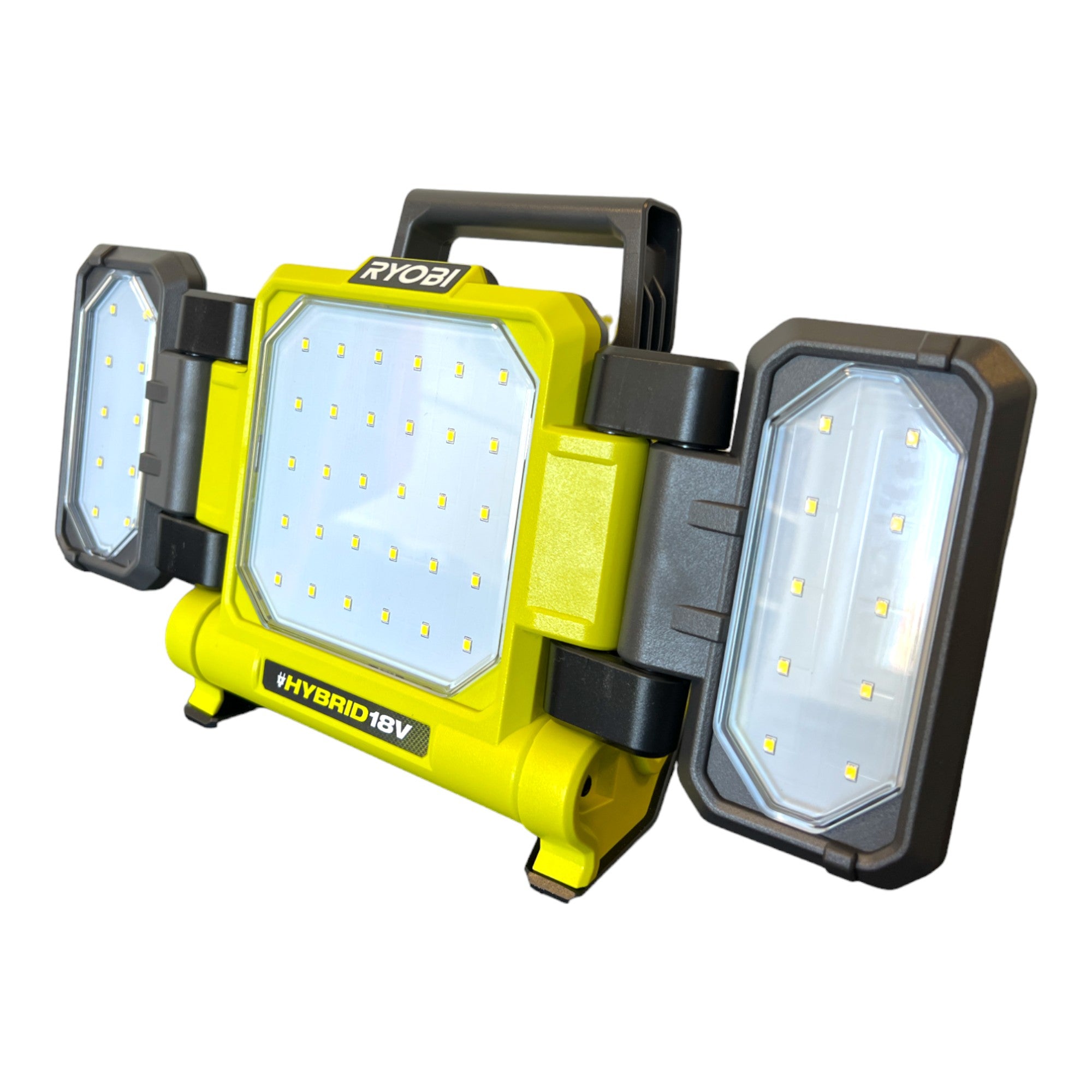 RYOBI RLPH18 115 Hybrid LED Panelleuchte 18 V 3000 lm 1x Akku 1 5 Ah Ladegeraet 1 - toolbrothers