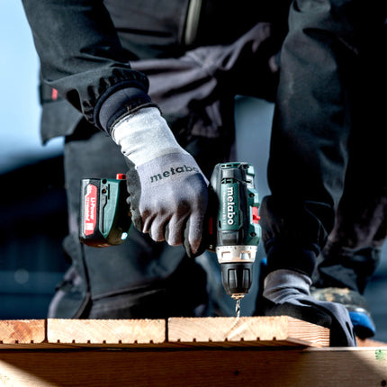 Metabo PowerMaxx BS 12 Set Perceuse-visseuse sans fil 12 V 40 Nm ( 601036870 ) + 2x batterie 2,0 Ah + chargeur + kit d'accessoires + coffret