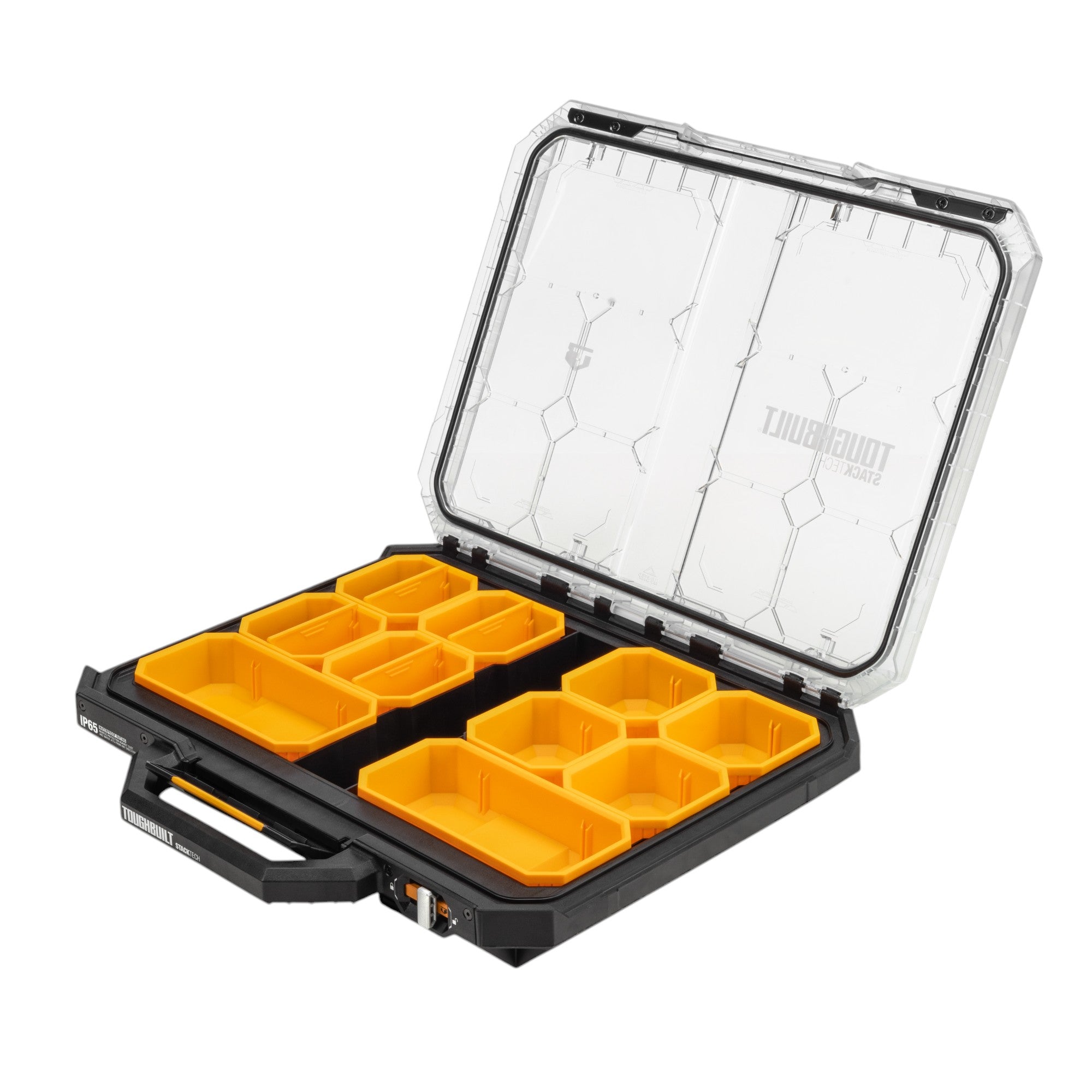 Toughbuilt STACKTECH TB B1 O 10 flacher Organizer 54 x 48 x 10 cm 10x Inlay 4x Trennwand 2 - toolbrothers