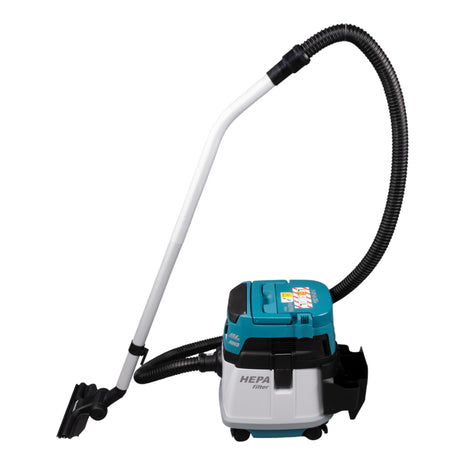 Aspirateur sans fil Makita DVC 157 LZX3 36 V (2x 18 V) 15 l classe de poussière L sans balais + accessoires - sans batterie, sans chargeur