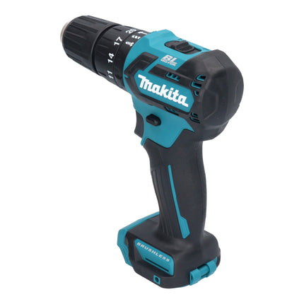 Makita HP 332 DZE Perceuse-visseuse à percussion sans fil 12 V max. 35 Nm Brushless + coffret - sans batterie, sans chargeur