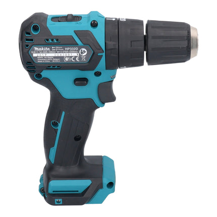 Makita HP 332 DZE Perceuse-visseuse à percussion sans fil 12 V max. 35 Nm Brushless + coffret - sans batterie, sans chargeur