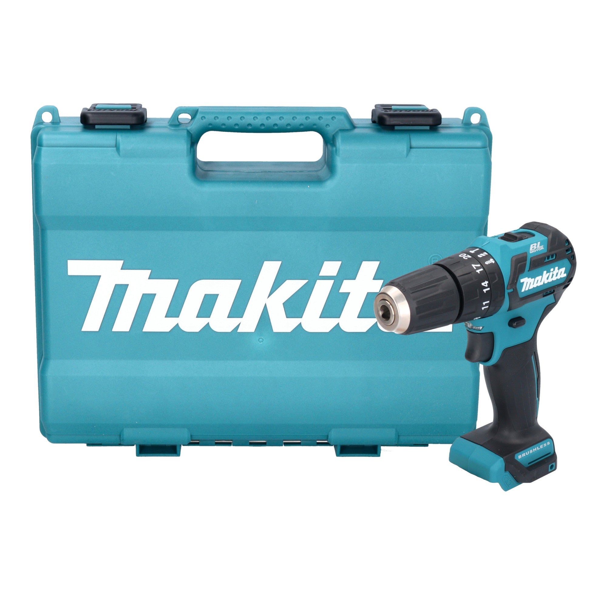 Makita HP 332 DZE Akku Schlagbohrschrauber 12 V max 35 Nm Brushless Koffer ohne Akku ohne Ladegeraet 0 - toolbrothers