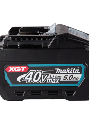 Batería Makita 2x BL 4050 F 40 V máx. 5,0 Ah / 5000 mAh Li-Ion XGT (2x 191L47-8) IP64 con indicador de nivel de carga