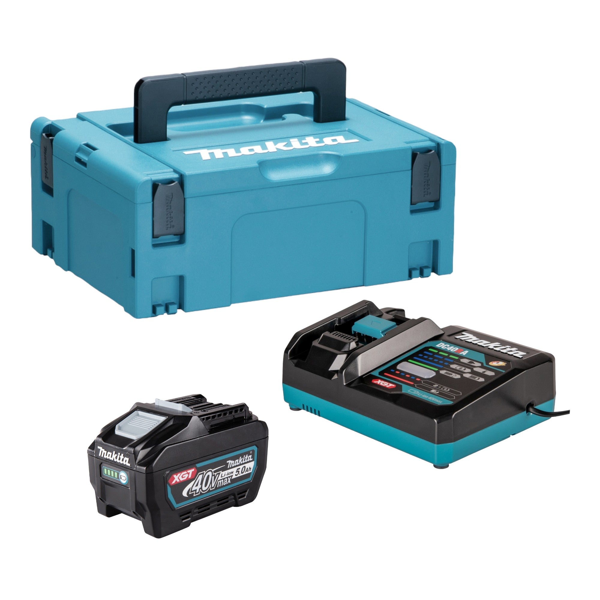 Makita Power Source Kit 1x BL 4050 F Akku 40 V max 5 0 Ah XGT DC 40 RA Ladegeraet Makpac 0 - toolbrothers