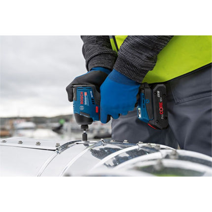 Bosch GDR 18V-220 C Professional Visseuse à chocs sans fil 18 V 220 Nm Brushless + L-BOXX ( 06019L6001 ) - sans batterie, sans chargeur