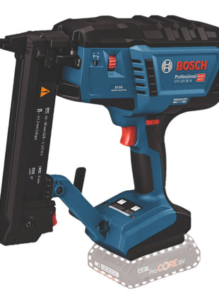 Bosch GTH 18V-38 M Grapadora para madera a batería profesional 18 V 5,8 x 10 - 38 mm sin escobillas (0601482501) + L-Boxx - sin batería, sin cargador