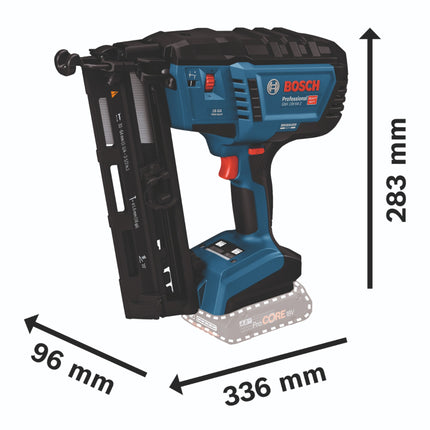 Bosch GNH 18V-64-2 Professional Cloueur à bois sans fil 18 V 1,6 x 32 - 64 mm Brushless + L-Boxx ( 0601482101 ) - sans batterie, sans chargeur