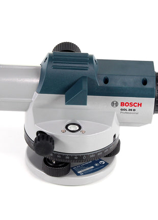 Bosch GOL 26 D Optisches Nivelliergerät ( 0601068000 ) im Handwerkerkoffer mit Zubehör-Set - Toolbrothers