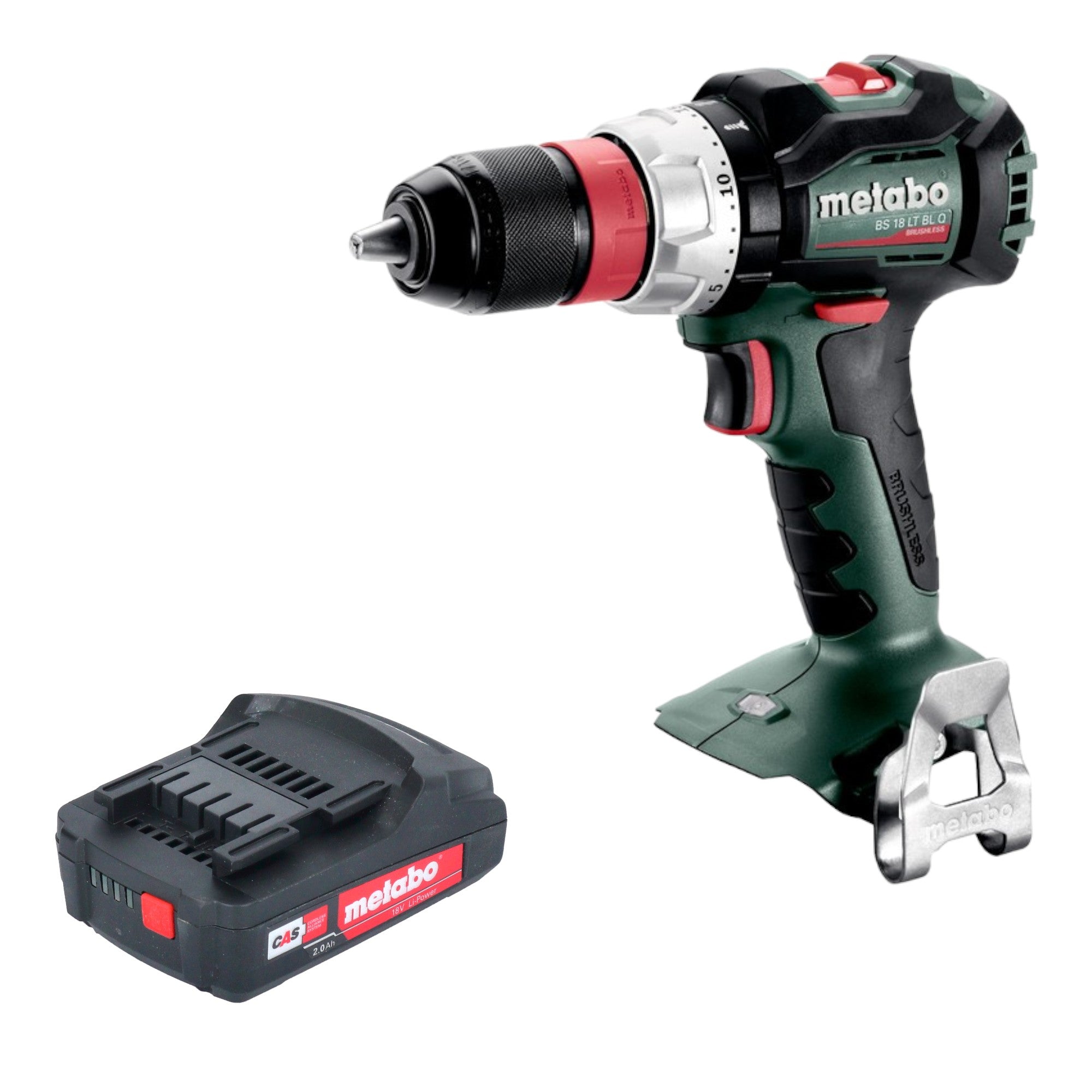 Metabo BS 18 LT BL Q Akku Bohrschrauber 18 V 75 Nm Brushless 1x Akku 2 0 Ah ohne Ladegeraet 0 - toolbrothers