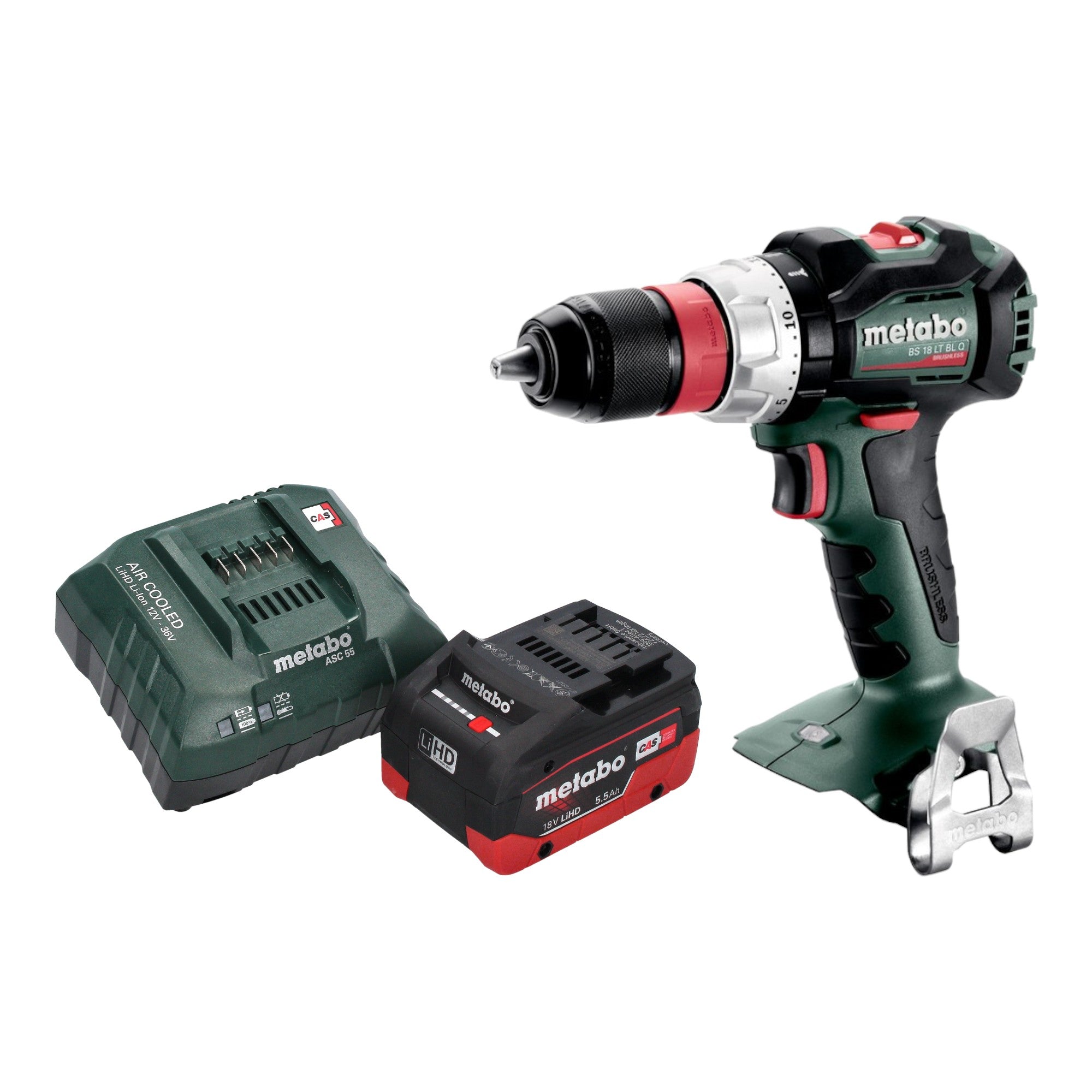 Metabo BS 18 LT BL Q Akku Bohrschrauber 18 V 75 Nm Brushless 1x LiHD Akku 5 5 Ah Ladegeraet 0 - toolbrothers