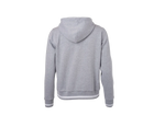 Le sweat à capuche L-BOXX en gris-blanc (Homme / taille M) - Sportif et confortable