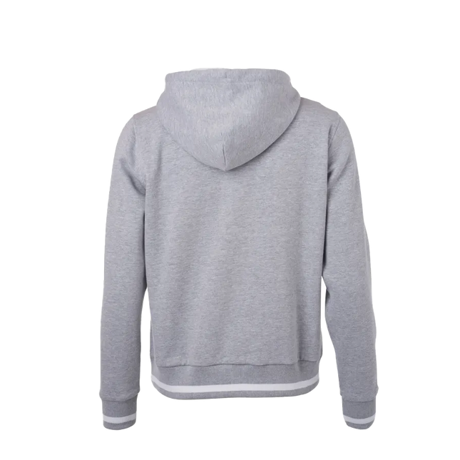Le sweat à capuche L-BOXX en gris-blanc (Homme / taille L) - Sportif et confortable