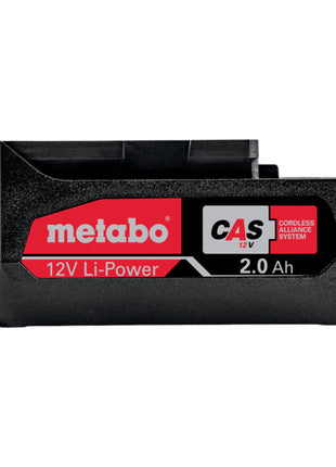 Metabo Pack d'accumulateurs Li-Power 12 V 2,0 Ah / 2000 mAh Li-Ion avec affichage de l'état de charge ( 625406000 )