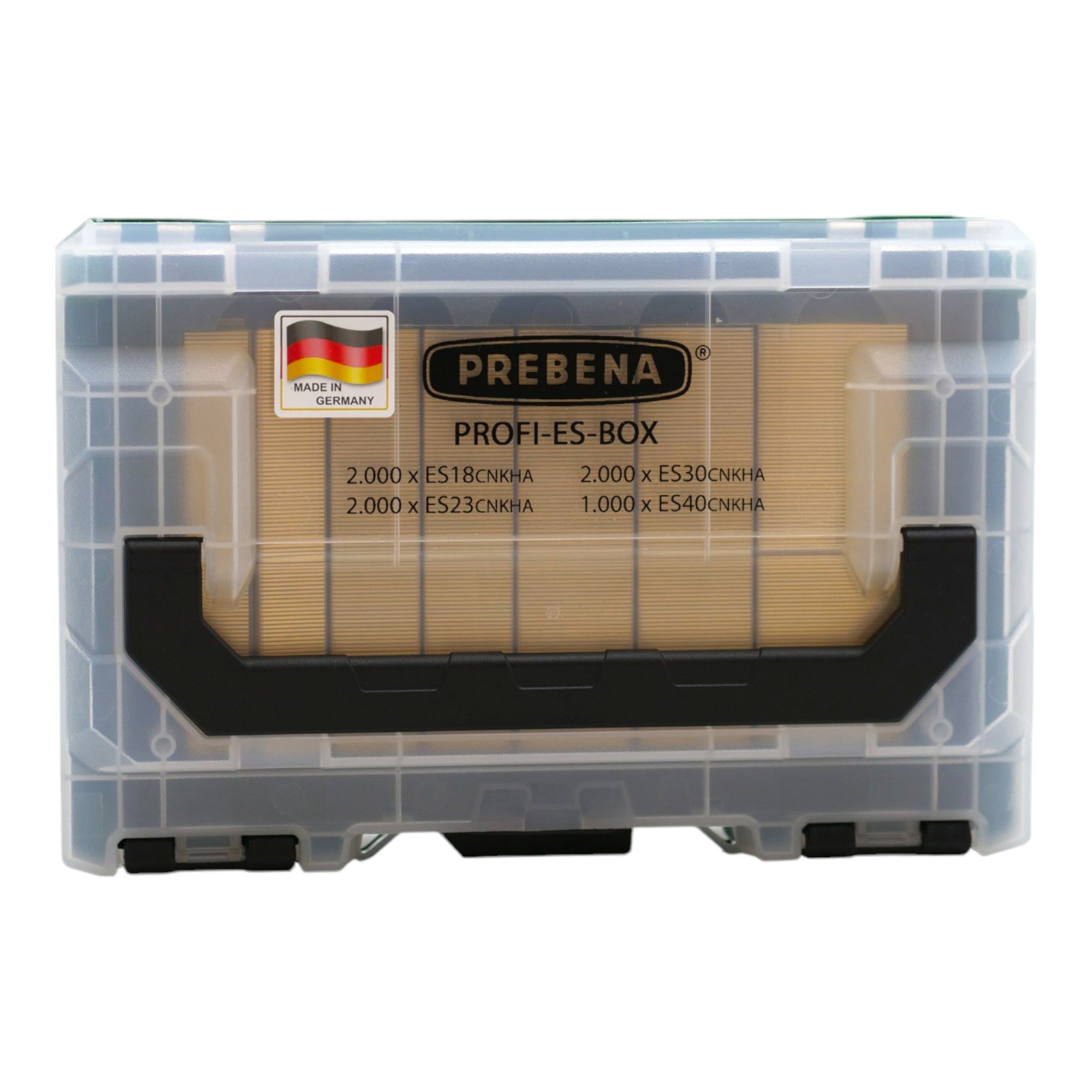 Prebena PROFI ES BOX Heftklammern Typ E 26 32 40 mm 7000 Stk aus Stahl verzinkt geharzt 0 - toolbrothers