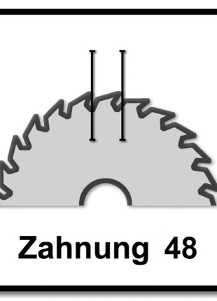 FFX QQ0102500265 Tauchsägeblatt 165 x 20 mm 48 Zähne ( B-10344 ) - Toolbrothers