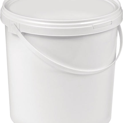 Seau ( 9000450006 ) 10 l plastique, qualité alimentaire blanc Ø 250 mm hauteur 265 mm