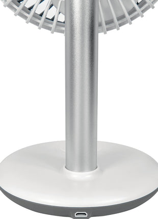 Ventilateur de table à batterie VENTI 3010 R ( 4000896645 ) Ø 15 cm hauteur 288 mm blanc