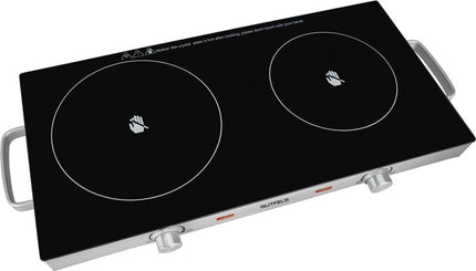 Plaque de cuisson double vitrocéramique COOK 4010 ( 4000896641 ) 1800 W1000 W