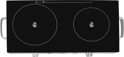 Plaque de cuisson double vitrocéramique COOK 4010 ( 4000896641 ) 1800 W1000 W