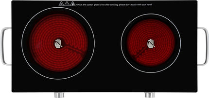 Plaque de cuisson double vitrocéramique COOK 4010 ( 4000896641 ) 1800 W1000 W