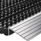 Paillasson bord de contact en aluminium ( 9000471289 ) noir/argent PP/alu