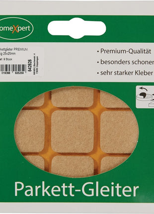 Patin de parquet Premium ( 3000271033 ) 25 x 25 mm autocollant