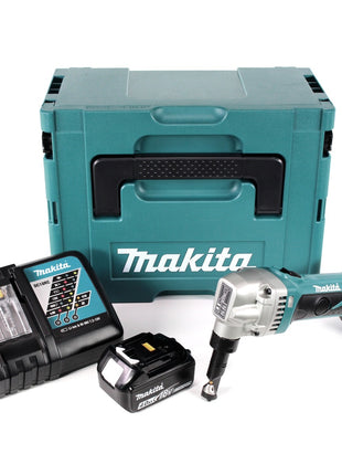 Makita DJN 161 RM1J 18V Akku Knabber Schere + 1x Akku 4,0Ah + Schnellladegerät + Makpac - Toolbrothers