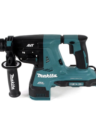 Makita DHR 280 MJ 2 x 18 V 36 V Li-Ion Akku Bohrhammer Brushless 28 mm für SDS-PLUS im Makpac + 2 x 4,0 Ah Akku - ohne Ladegerät - Toolbrothers