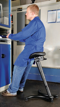 Assis-debout ( 9146454570 ) Mousse PU Tube d'acier noir