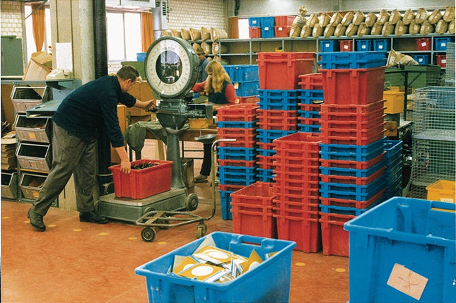 Conteneur gerbable rotatif (9000446961) PP bleu