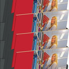 Porte-brochures ( 9000493722 ) H560xL240xPmm Métal noir