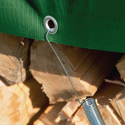 Windhager Kit de fixation pour bâches de protection ( 4000818606 ) 6 ressorts de tension et 6 griffes en bois