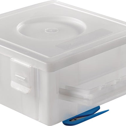 Distributeur de ruban de signalisation Wemas ( 4000818521 ) transparent avec couteau intégré