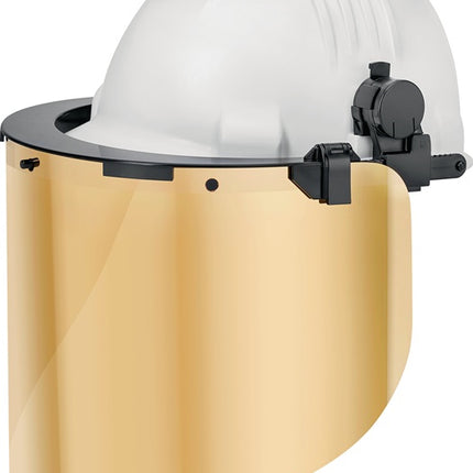 Uhlen support de casque en plastique GFKHH100 ( 4701030112 ) avec fiches pour Euroslot noir EN 166