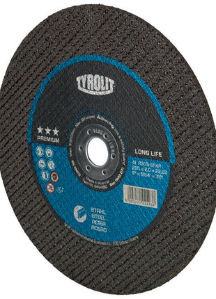 Tyrolit disque à tronçonner PREMIUM LONGLIFE ( 4000845883 ) D125x2mm 41 F alésage droit 22,23 mm