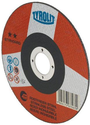 Disque à tronçonner Tyrolit STANDARD (8000757578) D125x1mm alésage droit 22,23 mm