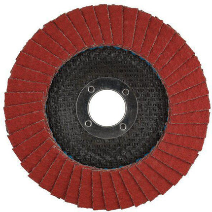 Tyrolit Roue à lamelles PREMIUM CERAMIC ( 4000845949 ) Ø 125 mm Granulométrie 60 coudé