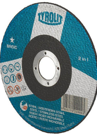 Tyrolit disque à tronçonner BASIC ( 8000757599 ) D125x1mm alésage droit 22,23 mm