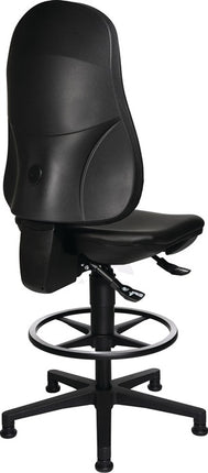 Topstar siège de travail Point 70 C ( 9000454323 ) Patins + repose-pieds 590-840 mm
