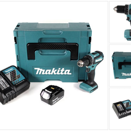Makita DDF 485 RM1J Akku Bohrschrauber 18V 50Nm im Makpac + 1x 4,0 Ah Akku + Ladegerät - Toolbrothers