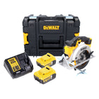 DeWalt DCS 391 P2 Akku Handkreissäge 18 V 165 mm + 2x Akku 5,0 Ah + Ladegerät + TSTAK - Toolbrothers