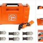 FEIN AFMM 18 QSL Select 18 V Li-Ion Akku Oszillierer MultiMaster im Koffer + 6 tlg. Starlock Sägeblätter Set - Toolbrothers