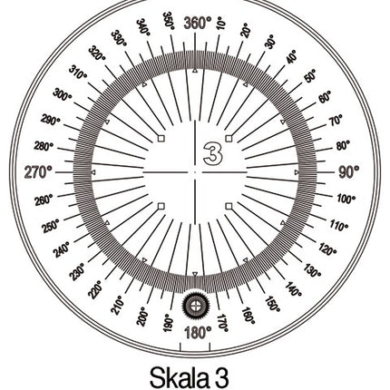 Loupe sur pied suisse Tech-Line (4000851710) grossissement 8x échelle 1, 2, 3, 4, 5