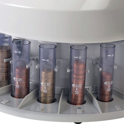 Compteuse et trieuse de pièces Safescan ( 9000486805 ) avec dispositif de dévidage