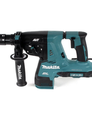 Makita DHR 281 PTJ Brushless Akku Bohrhammer 28 mm 2x 18 V für SDS-PLUS mit Schnellwechselfutter im Makpac + 2x 5,0 Ah Akku + Doppelladegerät - Toolbrothers