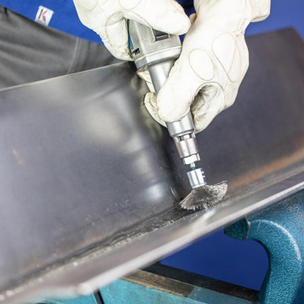 PFERD Brosse pinceau PBU INOX ( 8000432617 ) Ø 20 mm Épaisseur de fil 0,2 mm 18000 min-¹