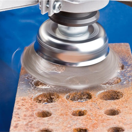 Brosse boisseau PFERD POS TBG ST ( 8000435481 ) Ø 65 mm M14 épaisseur de fil 0,35 mm