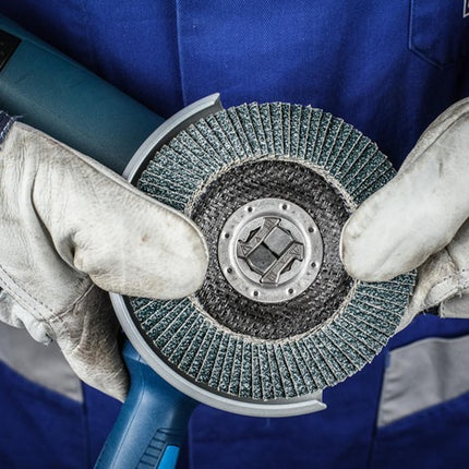 PFERD Rondelle à lamelles X-LOCK PSF Z STEELOX ( 4000840252 ) Ø 125 mm Granulométrie 40 conique