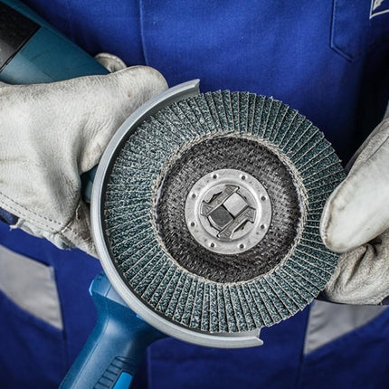 PFERD Rondelle à lamelles X-LOCK PSF Z STEELOX ( 4000840252 ) Ø 125 mm Granulométrie 40 conique